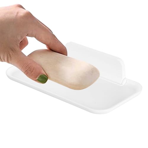 Generico Estante de pared - Estante adhesivo plegable 23x12x4,6 cm | Estantería de pared sin taladro, estantes colgantes, estantería para ducha colgante, estantes multifuncionales adecuados para
