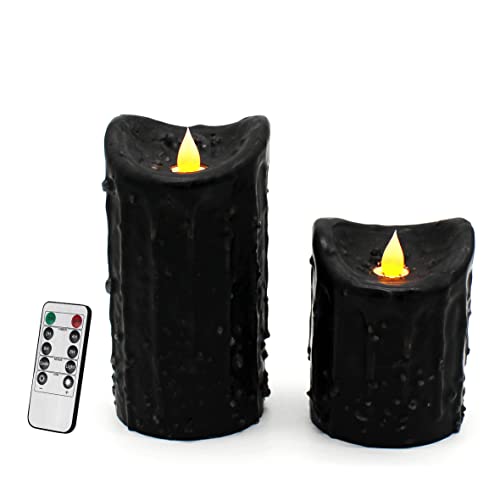 Cvhomedeco. CV00013 Real Wax Hand Dipped Battery Operated Led Pillar Candles cover