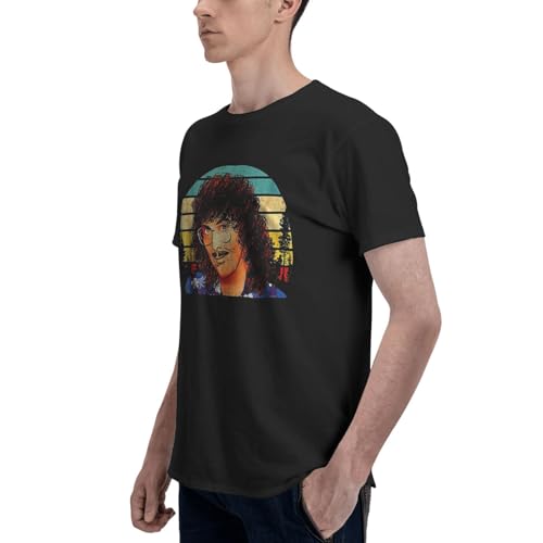 Weird Al Music Yankovic Men's Casual Basic Short Sleeve Crewneck Cotton T-Shirt Summer Athletic Tee Top Black4