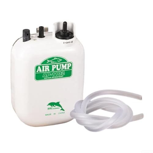 Oniissy Tragbarer Belüfter für lebende Köder, Sauerstoffpumpe, Sauerstoffpumpe, Luftkompressor, Belüfter, Batterie, Luftpumpe, Ködereimer, tragbare kleine Pumpe