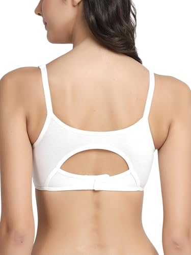 Image of Inner Sense Organic Cotton Bamboo Nursing Bra for Women I Overlap Feeding Bra with High Coverage and Wire-Free Design I Sleep Maternity Wear Without Padding