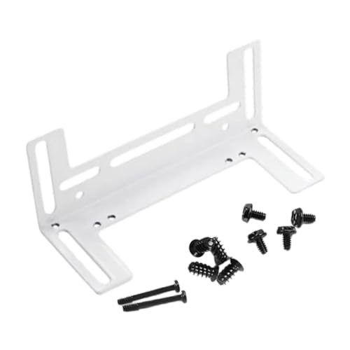Soporte para radiador de refrigeración líquida para ventiladores de 120 mm, 90 mm y 80 mm, soporte de enfriamiento para CPU, blanco miniatura 6