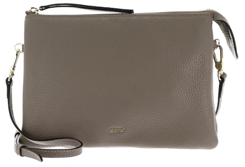 Sac à épaule ABRO Leather Adria en cuir taupe de qualité supérieure