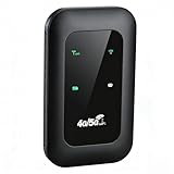 LICAEVEY Portable 4G 5G WiFi Hotspot with 300Mbps High Speed, Supports 10 Device Connections and SIM Card Slot for Travel Business and Party