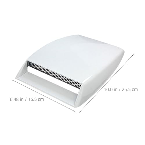 Pegatina para ventilación de capó hecha de ABS claro y resistente 2