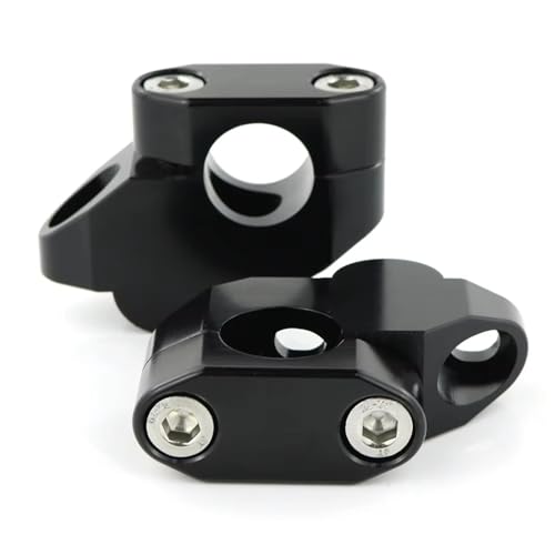 Guidon riser Suzuki Bandit GSF 600 650 rehausseur guidon 22mm déplacé vers l'arrière noir
