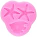 ELINKA Sea Life Stlye Silicone Candy Chocolate Clay Gumpaste Sugar Cake Decorating Craft Fondant Molds Starfish Mold
