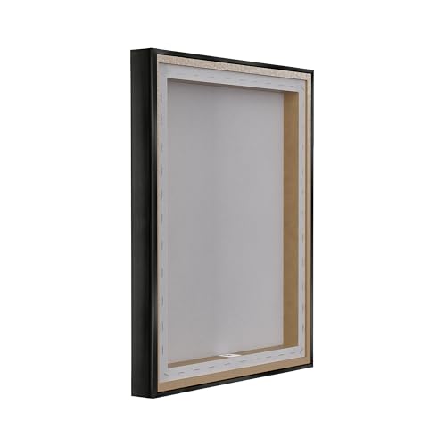 Image of Jungle Animals Bathroom Signage, 24 x 30 Inch Canvas in Floater Frame Set | Stupell Industries . By Rachel Nieman . Ready to hang . Great for bath and laundry . Made in USA