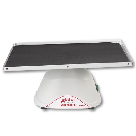 Globe Scientific 526-230 Blot Mixer II, 10 RPM, 12" x 12" Platform, 230V, 8.5 mm Height, 13.5 mm Wide, 14.5 mm Length
