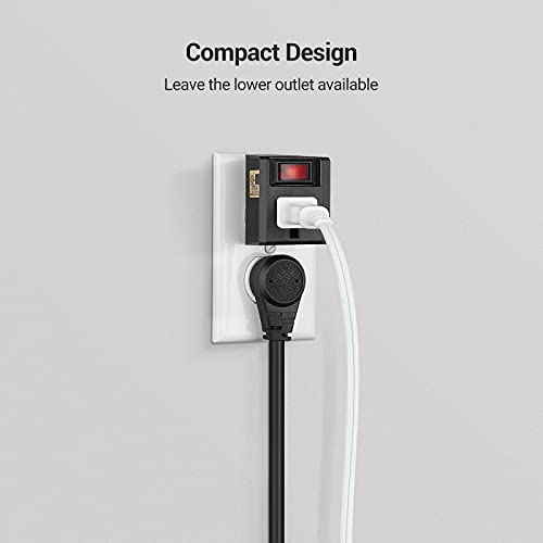 DEWENWILS 3 Prong Grounded Single Port Power Adapter with On/Off Switch - image 4