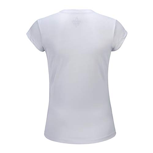 Anivivo Tennis Shirts For Women Short Sleeves, Solid Golf T Shirts V-Neck Running Shirts(White,M) #TOP2
