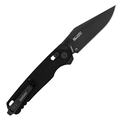 Image of Kershaw Bel Air Clip Point Folding Pocket Knife, Magnacut Blade Steel, Black G10 Handle, Pocketclip, Made in the USA