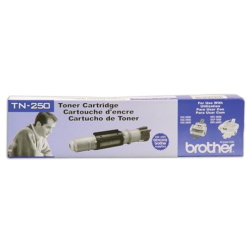 Brother TN250 Toner Cartridge - Retail Packaging, Black - image 1