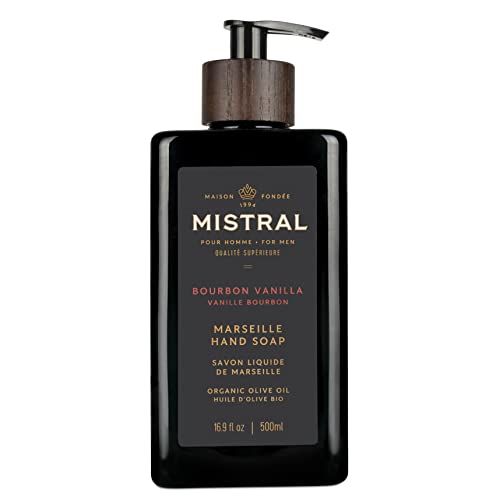 Mistral Men's Natural Hand Soap, Bourbon Vanilla #TOP8