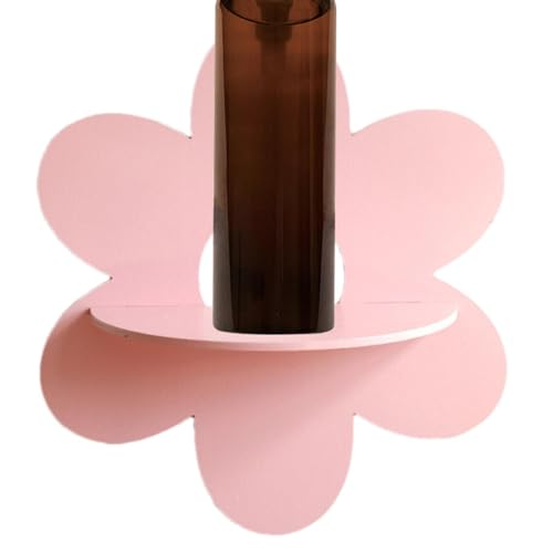 Estante flotante de flores, estante de pared para plantas con flores de margaritas | Estante lindo pequeño de madera,Soporte de almacenamiento de pared con forma de flor bohemia, estante de madera par