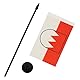 TISCHFLAGGE FRANKEN 15x10cm - FRANKEN TISCHFAHNE 10 x 15 cm - flaggen AZ FLAG