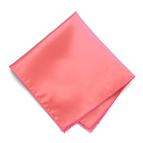 Image of tiemart Solid Color Pocket Squares for Men | For Suits, Perfect for Wedding Parties, 12 x 12 inch / 30 x 30 cm
