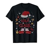 Funny Santa Lola Claus Ugly Christmas Tee
