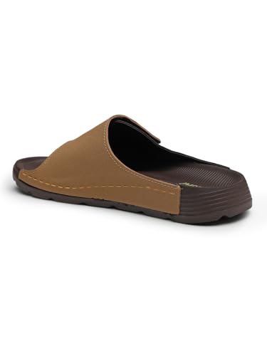 Image of URJO PURE Men's Sliders /Slippers Lightweight Super Flexible Arch Support Durable Anti Skid & Stylish Dailywear Sliders /Slippers for Men (URJO by Welcome)