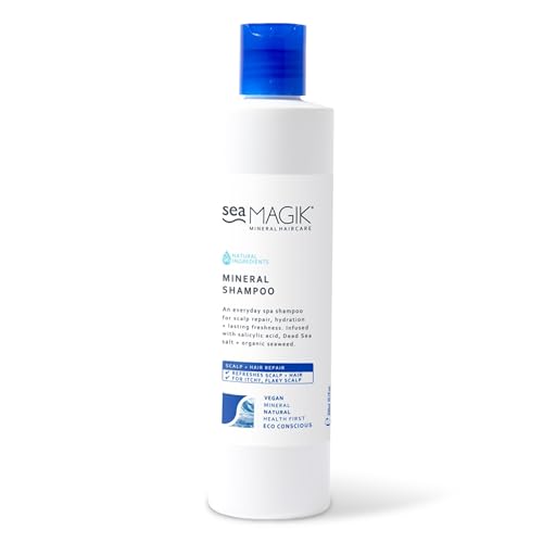 Sea Magik - Salicylic Acid Shampoo for Psoriasis & Itchy Scalp Relief Soothing Antibacterial Seaweed Treatment for Medicated Conditions Like Folliculitis Eczema & Scalp Acne Cruelty-Free (300ml)