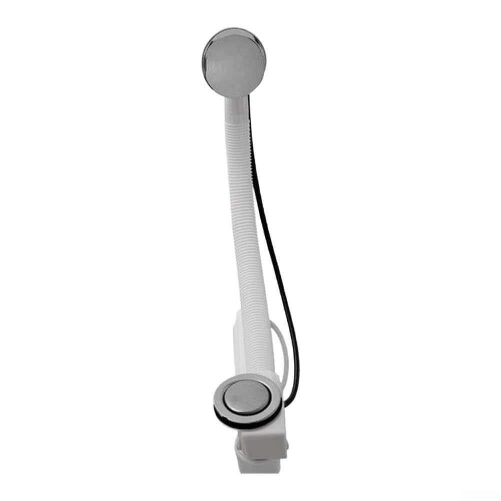 Desagüe Baño con Rebosadero 48cm ABS Desagüe Baño con Rebosadero(white)