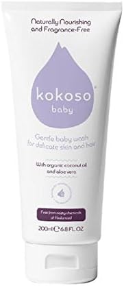 Kokoso Baby Hair & Body Wash Fragrance Free 200ml