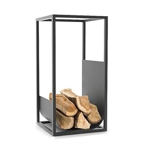 Lngcltez Modernes Kaminholzregal 3653 Schwarz