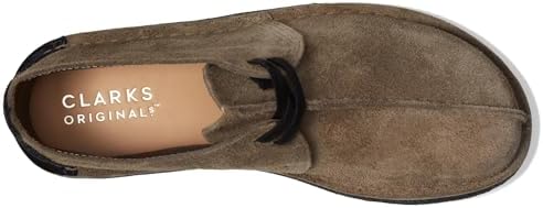 Clarks Men's Desert Trek Oxford, Dark Grey Suede, 10.5 | Image 1