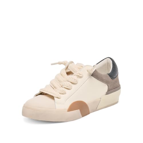 Image of Dolce Vita Women's Zina Sneaker, White /Grey, 8