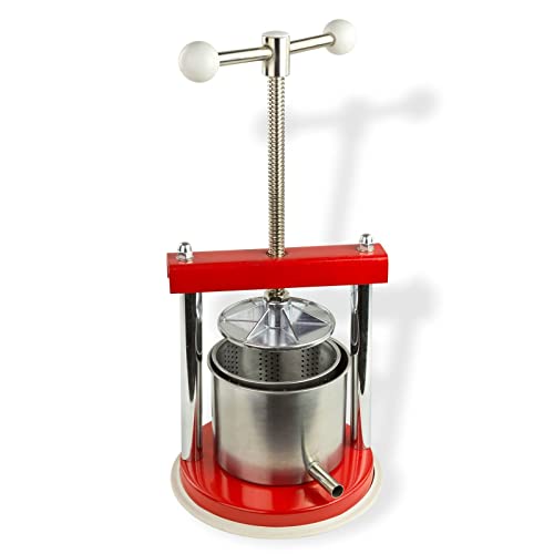 Edelstahl Obstpresse Beerenpresse Weinpresse Saftpresse Fruchtpresse 1,5 Liter