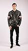 TruClothing Men's Biker Jacket Outwear Windproof Winter Racing Real Leather Jackets Coat Stripe - Black M #2