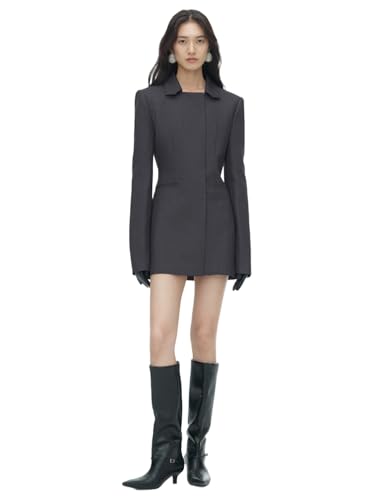 Manteau blazer femme style smoking de fête au tombé structurel parfait