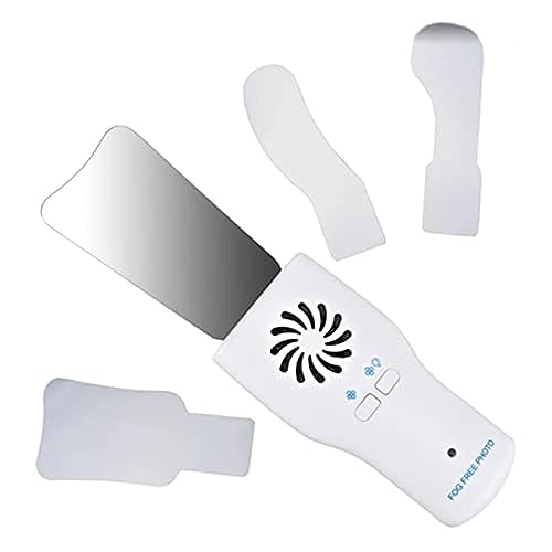 HTDRE Espejos antivaho para fotografía Dental, Espejos para fotografía bucal Dental, Espejos dentales automáticos, Espejos antivaho con luz LED para la Boca, Herramientas dentales