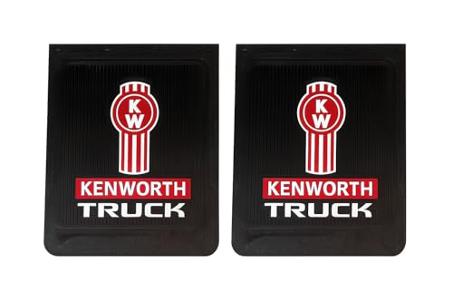 Compatible with Kenworth Heavy Duty Rubber Mud Flaps Set (2pcs) 24 W x 30. Splash Guards Protectors