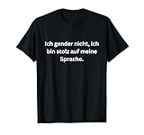 Gendern Nein Danke Gender Sprache Lustige Sprüche