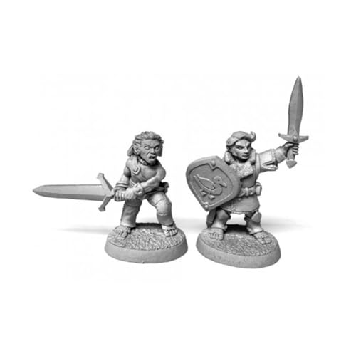 Reaper Miniatures Halfling Fighter et Barbare le choix des collectionneurs de plomb