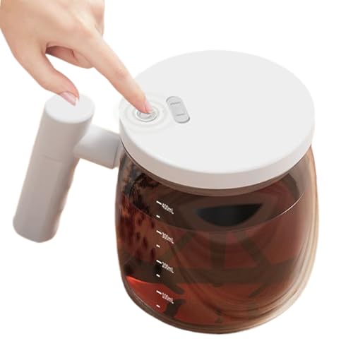 グラスコーヒーカップ,蓋付き 耐熱 ガラス カップ 持ち運び 用 - 充電式 保温 保冷 マグカップ ホット&コールド ドリンク コーヒー 紅茶 ミルク 水 アウトドア キャンプ ピクニック 対応