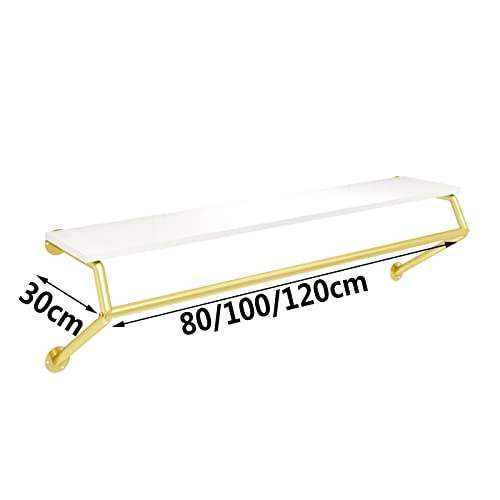 Perchas de pared para ropa barras de 100cm estantes para bufandas OUdini 3
