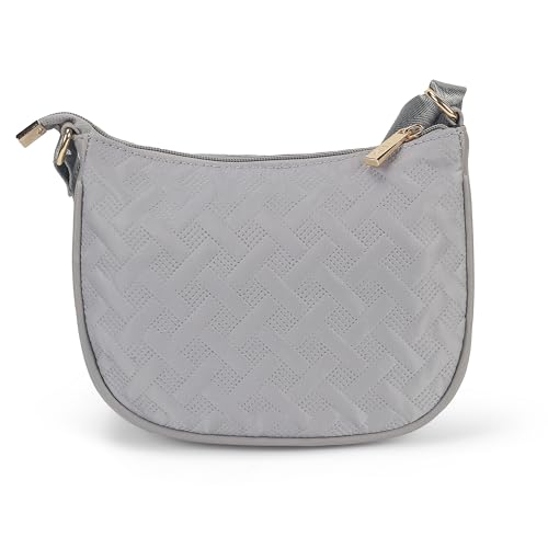 Image of Metro Women Casual Fabric Soft Body Zipper closure Quilted Sling Bag