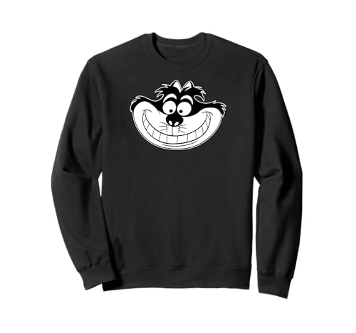 Sweatshirt Disney Cheshire Cat pour adulte avec grand imprimé visage