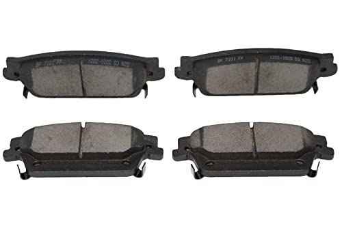 Image of Rear Disc Brake Pads Set Replacement For 2005-2011 Cadillac STS 2004-09 SRX 2004-07 CTS Ceramic D1020