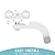 Bidet Attachment for Toilet - WITHLENT Left Hand Bidet Ultra-Slimt Non-Electric Dual Nozzle (Frontal & Rear Wash) Adjustable Water Pressure, Water Bidet Toilet Seat Attachment,Easy to Install (Silver)