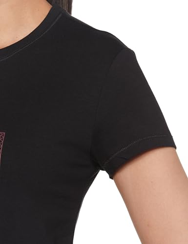 Image of Enamor Short Sleeve Crew Neck Regular Length Basic Crew T-Shirt - Slim Fit, Soft and Breathable Stretch Cotton - E147