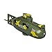 FunXylophy Mini RC Submarine, Remote Control Waterproof Boat Ship Diving for Pools, Bathtubs, Water Parks, Summer Gifts (Green)