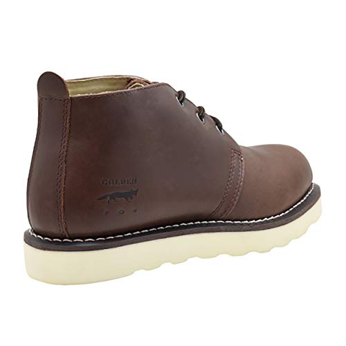 Golden Fox Men's American Heritage Work Chukka Boot with Lightweight Oil Resistant Wedge Sole for Construction3