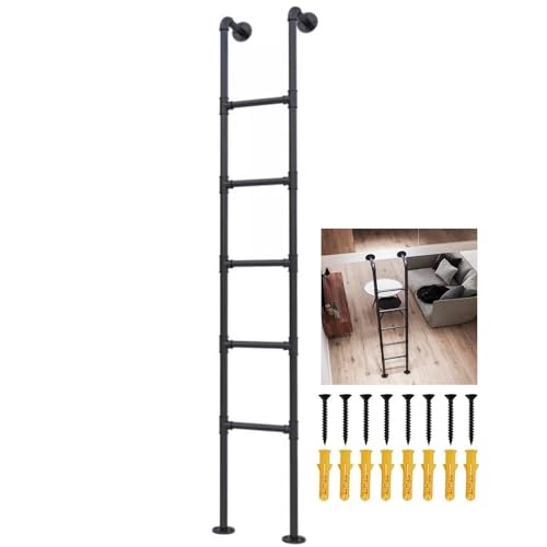 Escalera de metal para litera de RV y loft que soluciona la falta de espacio seguro 2