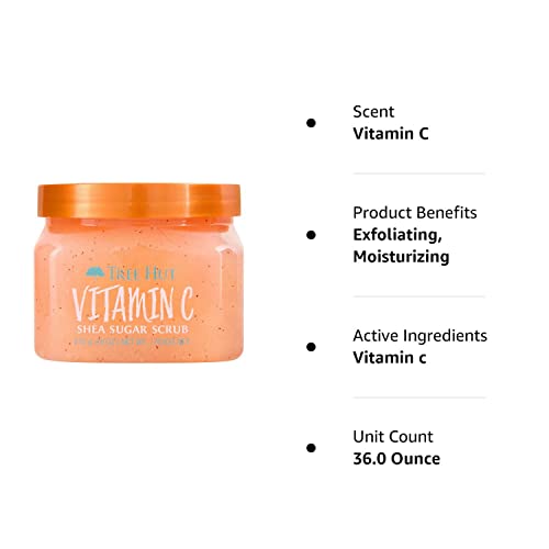 Tree Hut Shea Sugar Scrub Vitamin C, 18Oz, Ultra Hydrating And Exfoliating Scrub For Nourishing Essential Body Care (Pack Of 2) #TOP1