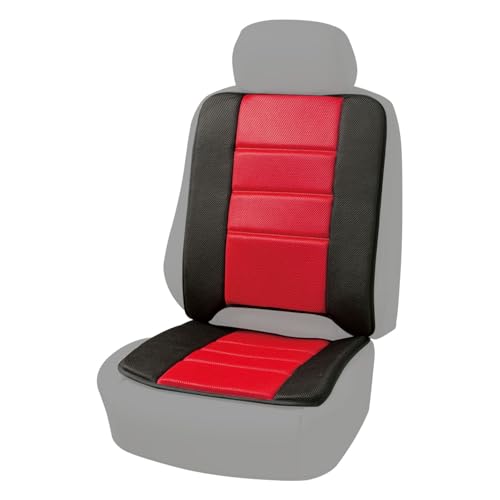 ボンフォーム(BONFORM) シートクッション メッシュフィット 軽/普通車 ダブル ストッパー付き ダブル45x97x2cm レッド 5339-07R