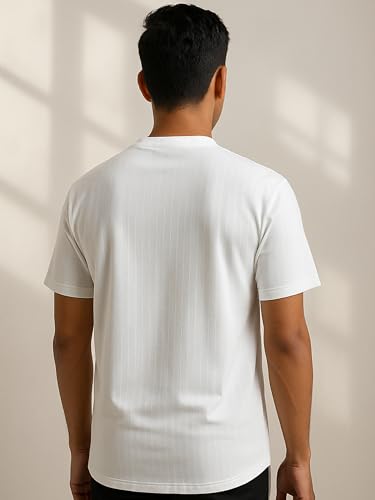 Image of Dollar Club Men's Cotton Round Neck Solid T-Shirt