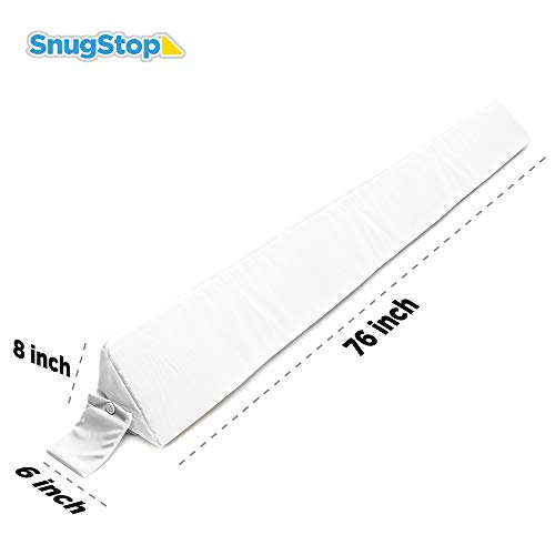 SnugStop Bed Wedge Mattress Filler Wedge (King) Headboard Pillow Gap Filler Between Your Headboard and Mattress Don't Lose Your Pillow